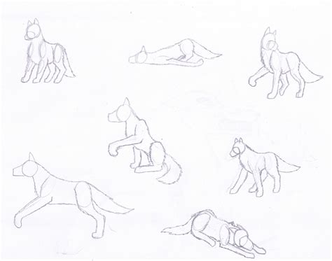 Wolf Poses by malanth on DeviantArt