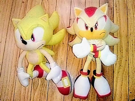 My Super Sonic And Super Shadow Plush Toys Rsonicthehedgehog