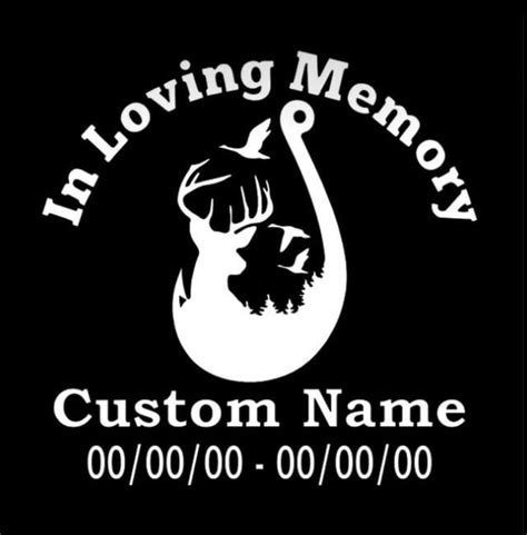 In Loving Memory Decals Vinyl Car Decal In Loving Memory Car Decalin