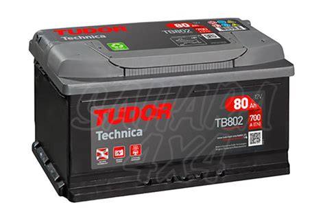 Bateria TUDOR Technica TB802 80 AH Positivo Derecha