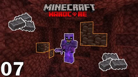 How To Easily Find Netherite Minecraft 1171 Hardcore Lets Play V3 Episode 7 Youtube