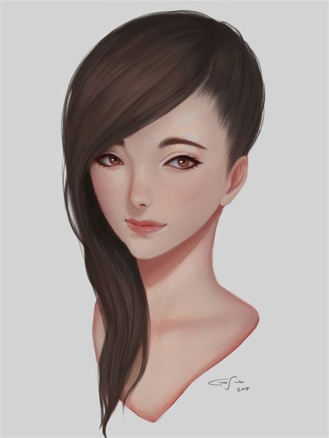 Artstation Practice Geo Siador Digital Painting Portrait Artwork Geo