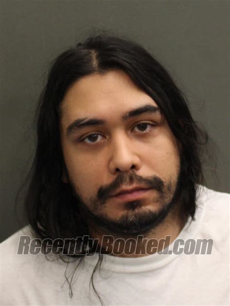 Recent Booking Mugshot For Francisco Javier Rodriguez In Orange