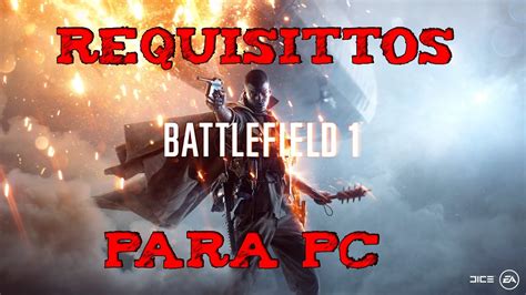 Battlefield Requisitos Minimos Y Recomendados Para Pc Youtube