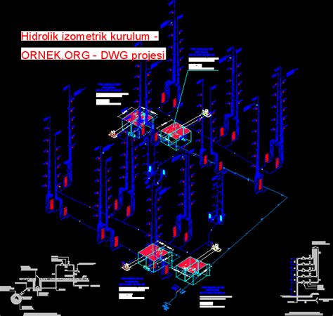 Hidrolik Izometrik Kurulum Dwg Projesi Autocad Projeler Hot Sex