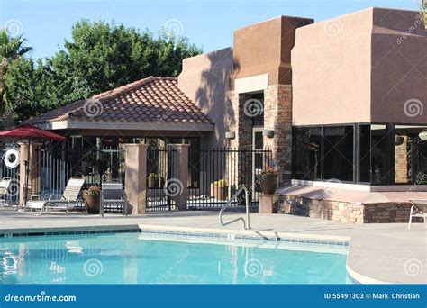 Swimming Pool Clubhouse Stock Image Image Of Preserver