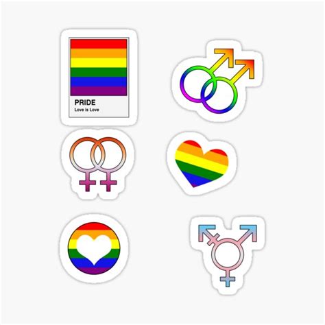 Pride Symbols And Pride Sticker Pack Sticker For Sale By