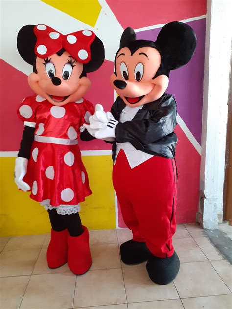 Mickey Minnie Mouse Hallween Cosplay Traje Conjunto De Ropa Para