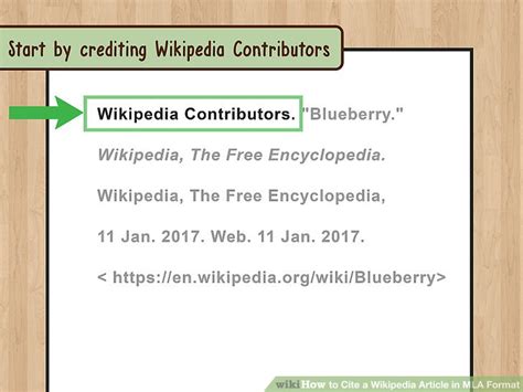 The Best Way To Cite A Wikipedia Article In Mla Format Wikihow