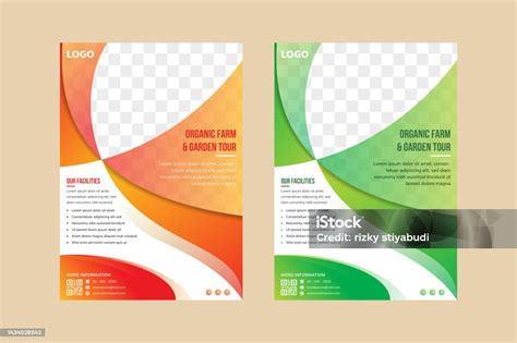 Desain Template Flyer Kurva Abstrak Bentuk Lingkaran Seperempat Untuk