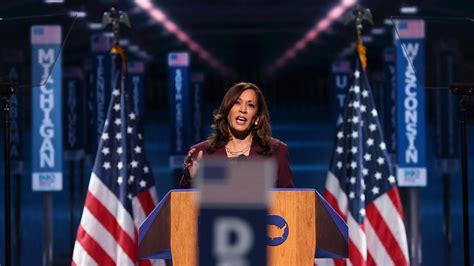 Accepting Vp Nomination Harris Looks Past Trump And Toward President Biden