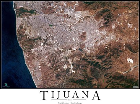 Tijuana Wall Map by Outlook Maps - MapSales