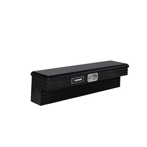 Husky 48 in. Aluminum Side Mount Truck Tool Box, Black-THDSM48B - The Home Depot