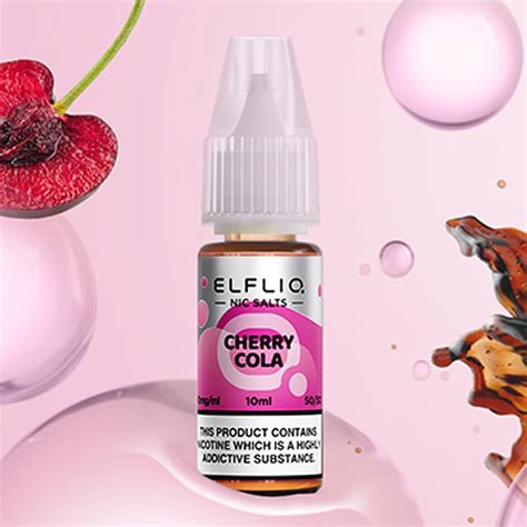 ELFLIQ Cherry Cola Nikotinsalz E Liquid 10mg By ELFBAR