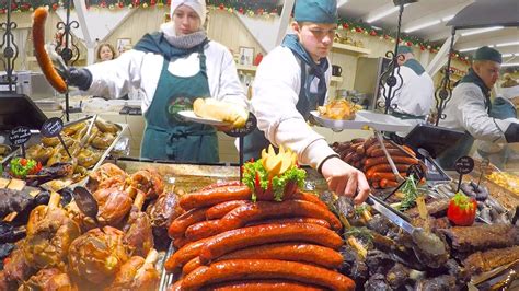 Street Food in Budapest Hungary Christmas Markets in Vörösmarty