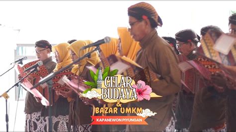 GELAR BUDAYA BAZAR UMKM KAPANEWON PIYUNGAN 2024 YouTube