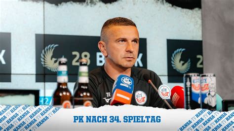 PK Nach Dem Spiel F C Hansa Rostock Vs SC Paderborn 07 2