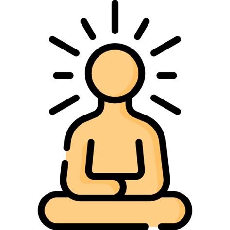 Meditation Special Lineal Color Icon