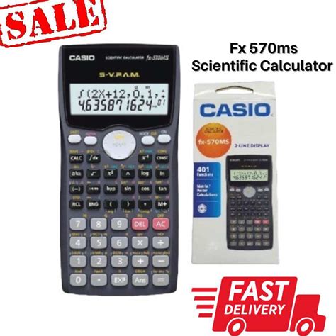 Scientific Calculator Fx 570ms 2nd 1st Edition Fx570ms Casio 570 Kalkulator Saintifik Lazada