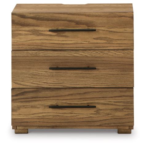 Signature Design By Ashley Dakmore Solid Manufactured Wood Nightstand