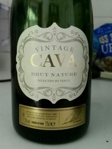 Tesco Cava Vintage Brut Nature Vivino Australia