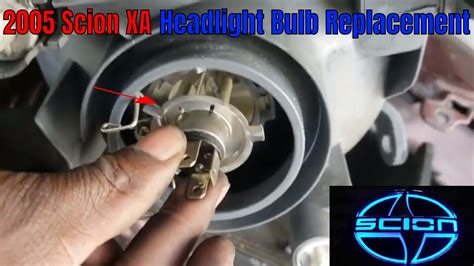 Scion Xa Headlight Bulb Replacement Youtube