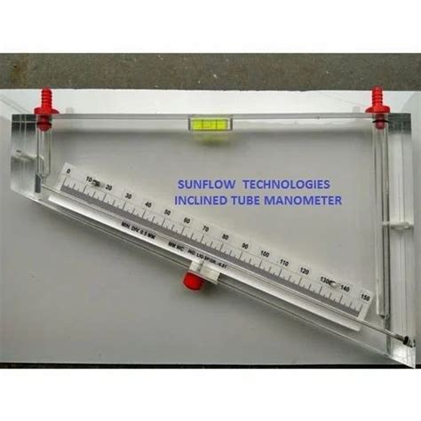 Acrylic Body Inclined Manometer Manufactures At Rs 950 Inclined Tube