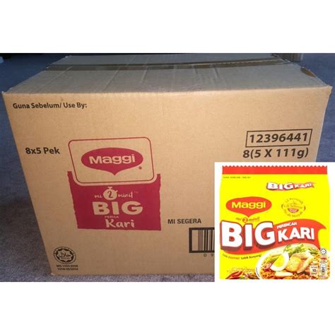 Maggi Big Kari 1 Carton 40packs X 111g Shopee Malaysia