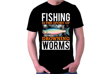 Fishing Is The Sport Of Drowning Worms Gráfico Por Printable Store