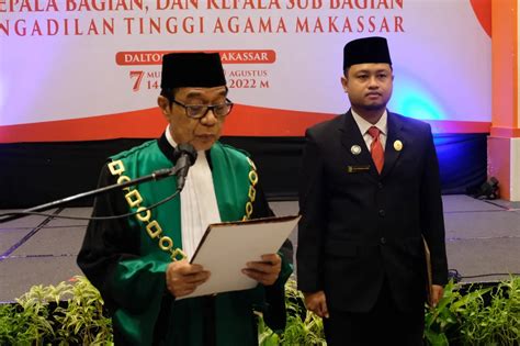 Pelantikan Dan Pengambilan Sumpah Jabatan Panitera Orang Panitera