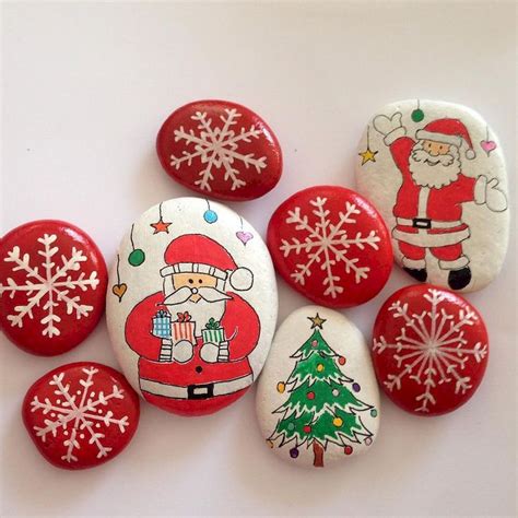 Adorable Easy Diy Christmas Painted Rock Design Ideas Https