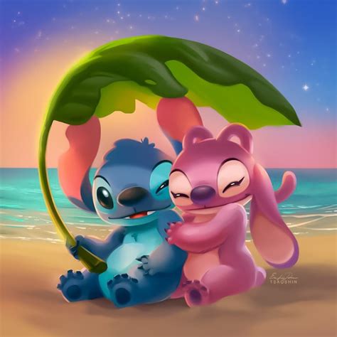 Stitch And Angel Wallpaper EnWallpaper