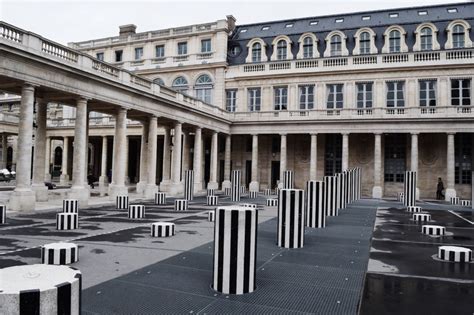 Les Colonnes De Buren Les Deux Plateaux A Public Artwork In Paris