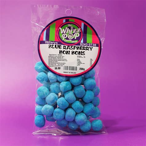 Blue Raspberry Bon Bons The Whizz Pop Candy Shop