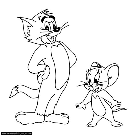 Dibujos De Tom Y Jerry Para Colorear Y Pintar Imprimir Dibujos De Tom