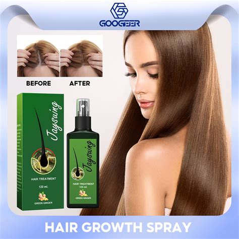 Jaysuing Green Ginger Hair Growth Spray Serum Ginger Hair Lotion