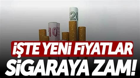 Sigaraya Zam Tam 2 TL İşte Yeni Fiyatlar Samsun Haber Samsun Son