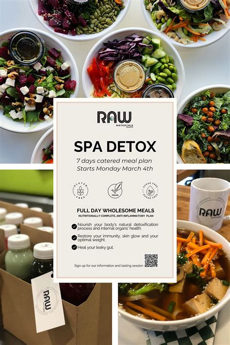 Spa Detox 7 Days Catered Meal Plan Program 150 Marketplace Ave