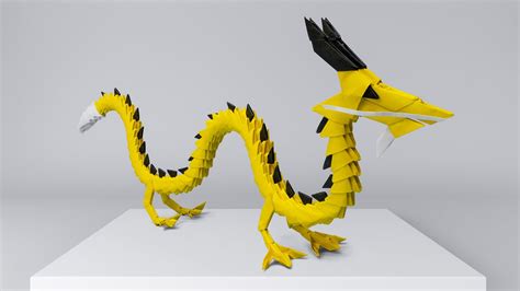 Create The Most Epic 3d Origami Dragon Ever Youtube