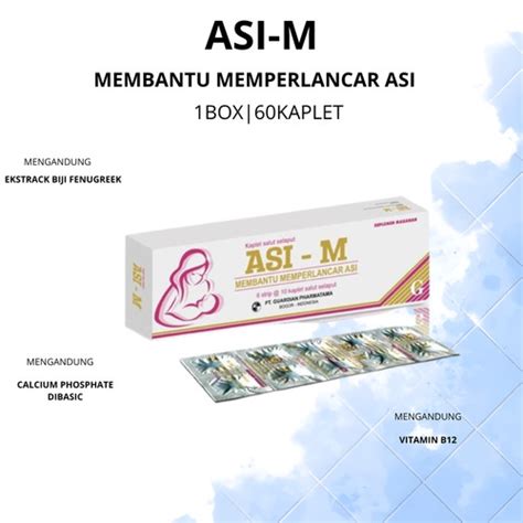 Jual ASI M VITAMIN PELANCAR ASI ISI 60KAPSUL Kab Tasikmalaya Klik