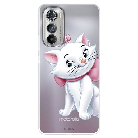 Official Disney Marie Silhouette Motorola Edge 30 Case The Aristocats