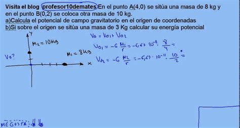 Campo gravitatorio 09 energía y potencial ejercicio resuelto 01 YouTube