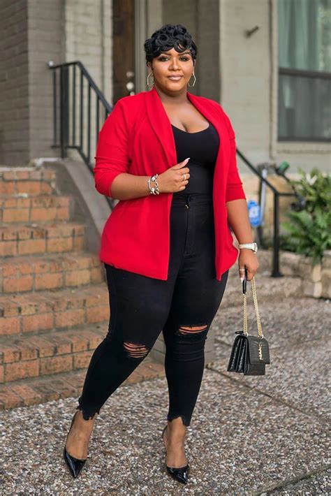 Discover Plus Size Office Babe Fashion Nova Plus Size Fashion Blazer Outfits For Women