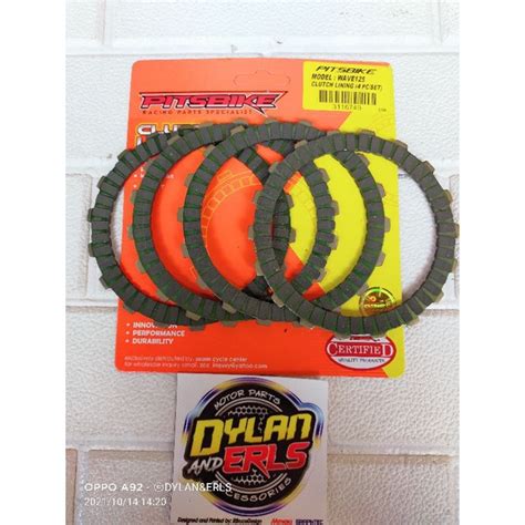 PITSBIKE CLUTCH LINING FOR WAVE 125 XRM 125 RS 125 CARB TYPE Shopee