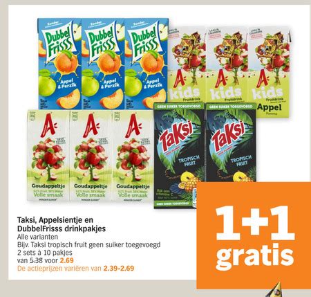 Appelsientje Fruitdrank Folder Aanbieding Bij Albert Heijn Details