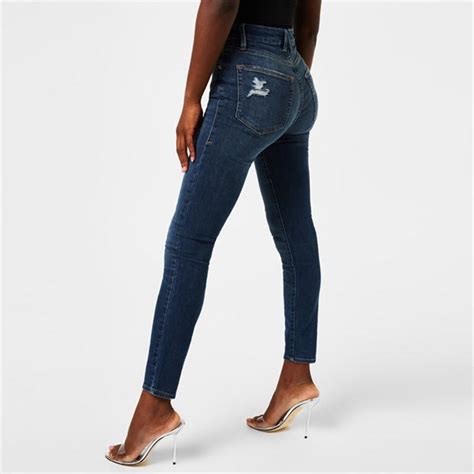 Good American Good Legs Released Hem Jeans Women Blue265 Flannels