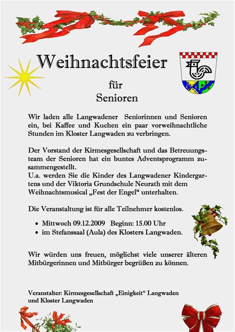 Einladung Weihnachten Vorlage Angenehm Einladung Weihnachtsfeier Verein