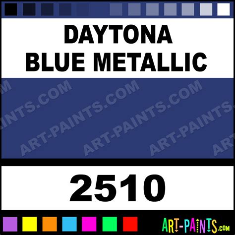 Daytona Blue Metallic Acrylic Enamel Paints 2510 Daytona Blue