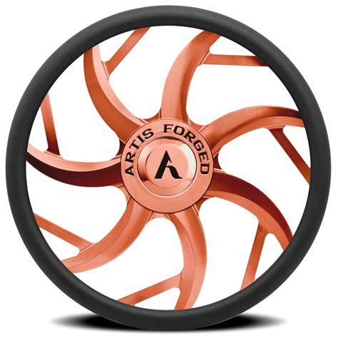 Artis Forged Custom Steering Wheel Sin City Rose Gold Asw