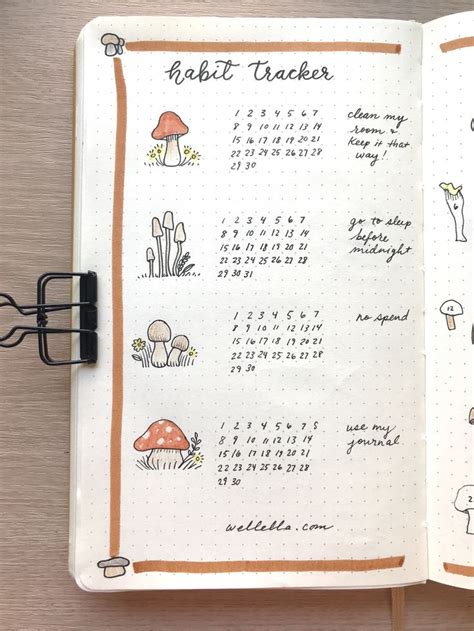 Creative September Bullet Journal Themes